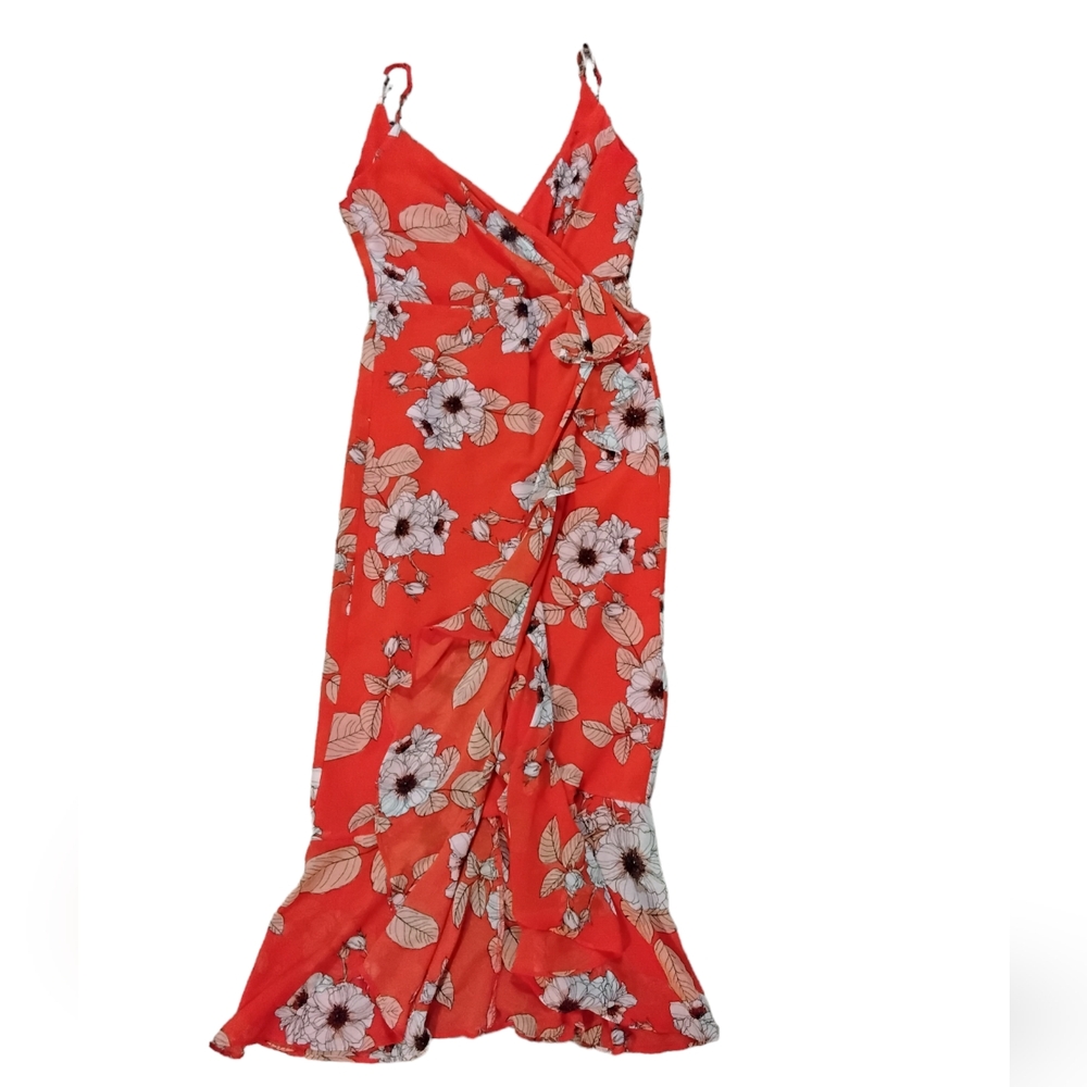 Bardot Dress Womens 4 Floral Ruffle Feminine Romantic Delicate Resortwear Boho - Picture 3 of 10